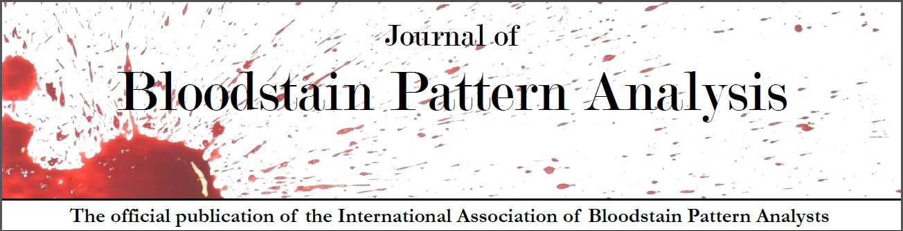 bloodstain pattern analysis research topics